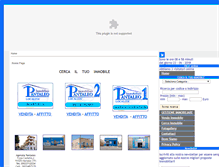 Tablet Screenshot of immobiliarepantaleo.it